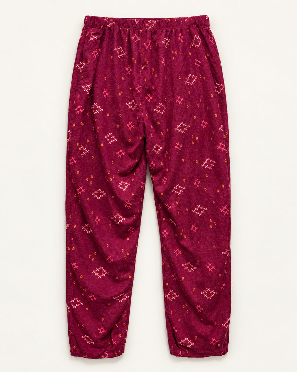 Burgundy & Gold women's preloved winter bottoms, VW-TR184