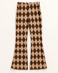 Brown & Beige women's preloved winter bottoms, VW-TR62