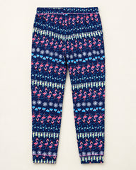 Navy & Multicolour women's preloved winter bottoms, VW-TR88
