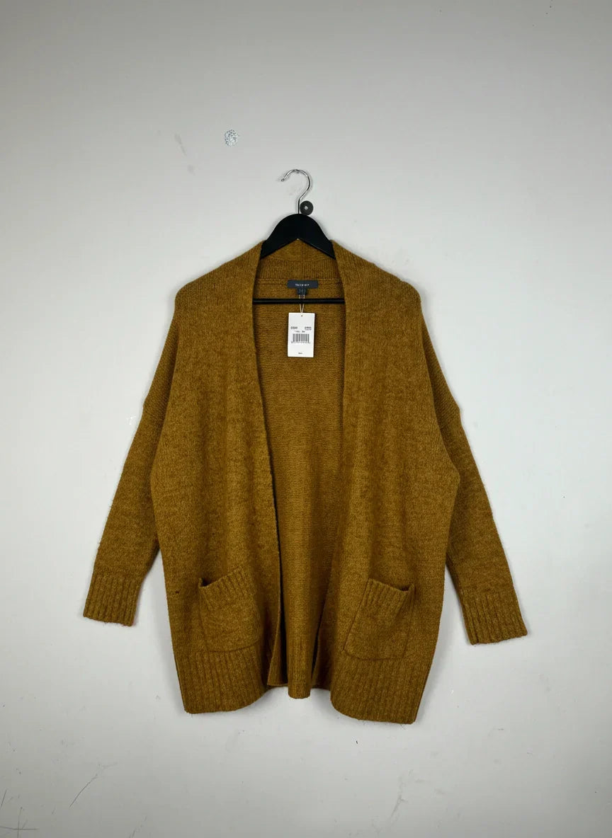 Preloved Excellent Winter Cardigans & Sweaters by Primark, Mustered Acrylic for Women - OTS Thrift Shop Karachi Pakistan