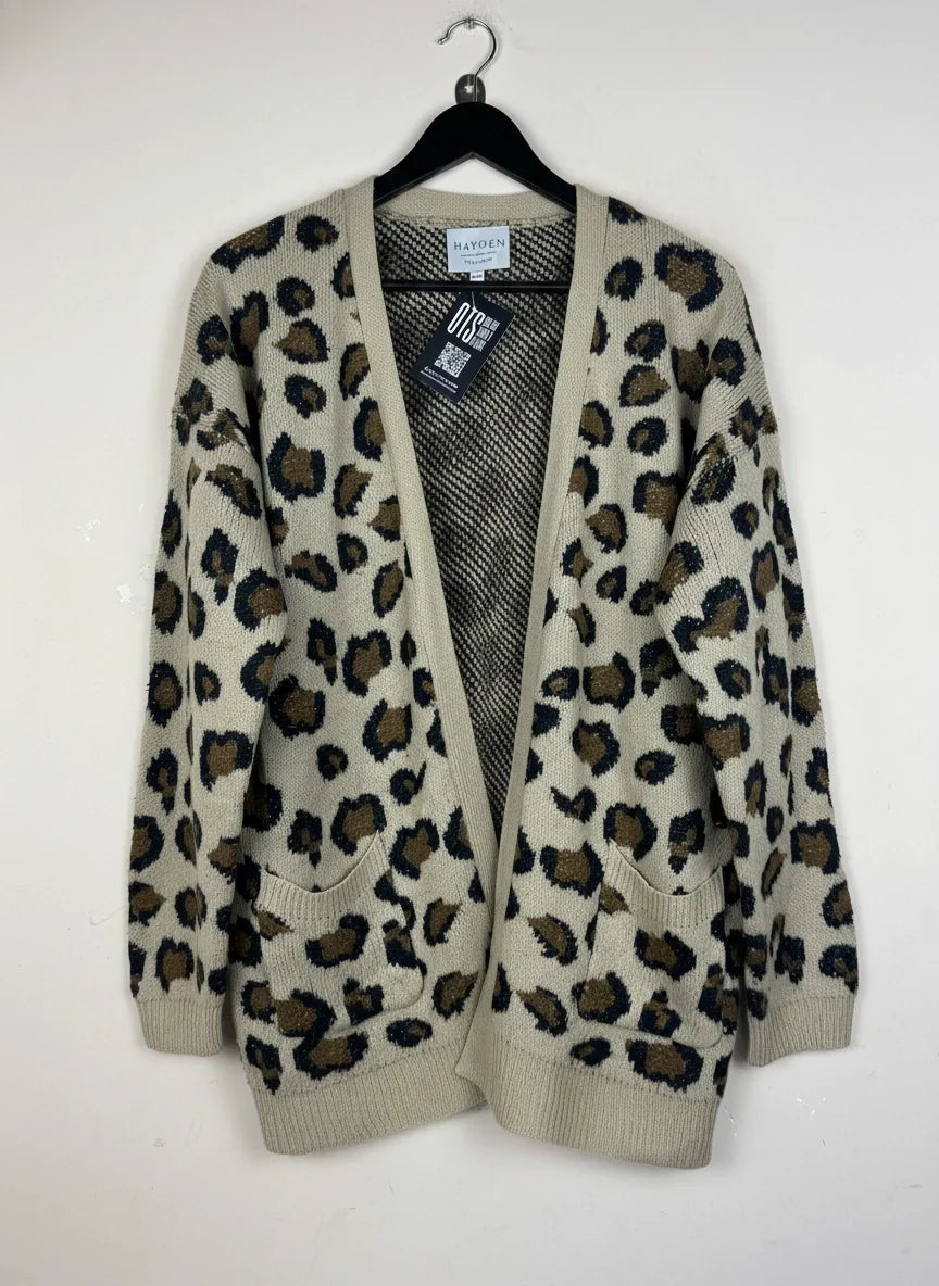 Preloved Excellent Winter Cardigans & Sweaters by hayden, Beige Acrylic for Women - OTS Thrift Shop Lahore Pakistan