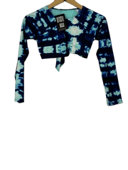 UK Imported secondhand Winter Crop Tops - Unknown brand, Multi Polyester, Premium condition, for Women - Online Thrift Store Peshawar Pakistan