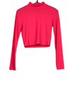 Preloved Premium Winter Crop Tops by H&M, Pink Polyester for Women - OTS Thrift Shop Karachi Pakistan