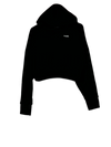 Shop Premium Winter Crop Tops by Oneills | Preloved Branded Clothes | Black Cotton | Women | OTS Thrift Store Peshawar Pakistan