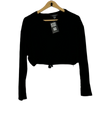 UK Imported secondhand Winter Crop Tops - Primark brand, Black Polyester, Premium condition, for Women - Online Thrift Store Peshawar Pakistan