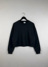 Shop Premium Winter Crop Tops by H&M | Preloved Branded Clothes | Black Cotton | Women | OTS Thrift Store Peshawar Pakistan