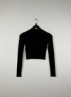 Premium Condition Winter Crop Tops | Preloved pull&Bear | Black Cotton | Thrift Shop for Women Islamabad Pakistan | OTS