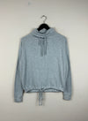 Premium Condition Winter Crop Tops | Preloved workout | Grey Viscose | Thrift Shop for Women Peshawar Pakistan | OTS