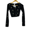 Shop Premium Winter Crop Tops by Stradivarius | Preloved Branded Clothes | Black Polyester | Women | OTS Thrift Store Peshawar Pakistan