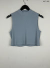 Shop Premium Winter Crop Tops by Sparkle & Fade | Preloved Branded Clothes | Grey Cotton | Women | OTS Thrift Store Karachi Pakistan