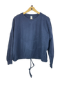Winter Crop Tops | My Style | Preloved Branded | Blue Viscose | Premium | OTS Thrift Store Islamabad Pakistan