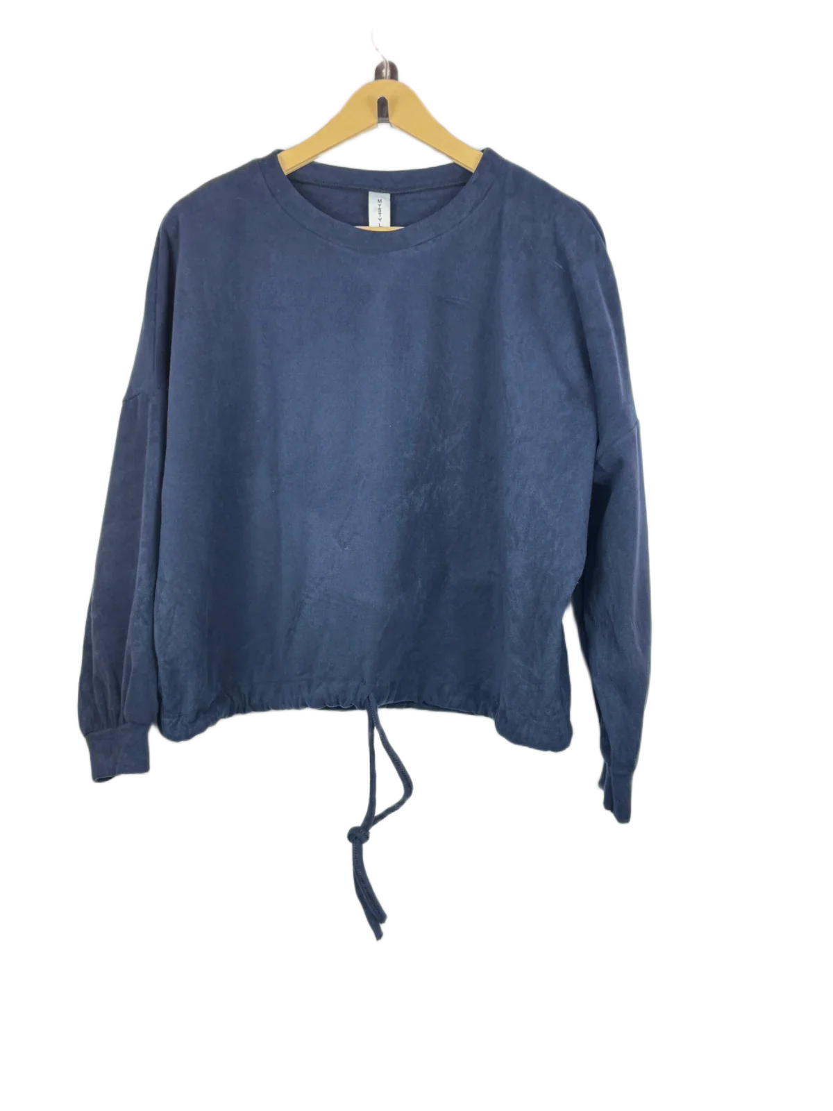 Winter Crop Tops | My Style | Preloved Branded | Blue Viscose | Premium | OTS Thrift Store Islamabad Pakistan