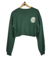 Shop Excellent Winter Crop Tops by Primark | Preloved Branded Clothes | Green Cotton | Women | OTS Thrift Store Karachi Pakistan