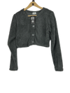 UK Imported secondhand Winter Crop Tops - OHS brand, Grey Polyester, Premium Plus condition, for Women - Online Thrift Store Peshawar Pakistan