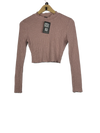 Secondhand Branded Winter Crop Tops by Shein, Beige Polyester fabric, Premium condition, for Women - Online Thrift Shop Islamabad Pakistan