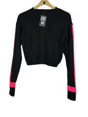 Shop Excellent Winter Crop Tops by Primark | Preloved Branded Clothes | Black Acrylic | Women | OTS Thrift Store Islamabad Pakistan
