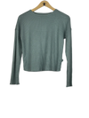 Winter Crop Tops | Primark | Preloved Branded | Ice Blue Polyester | Premium | OTS Thrift Store Islamabad Pakistan