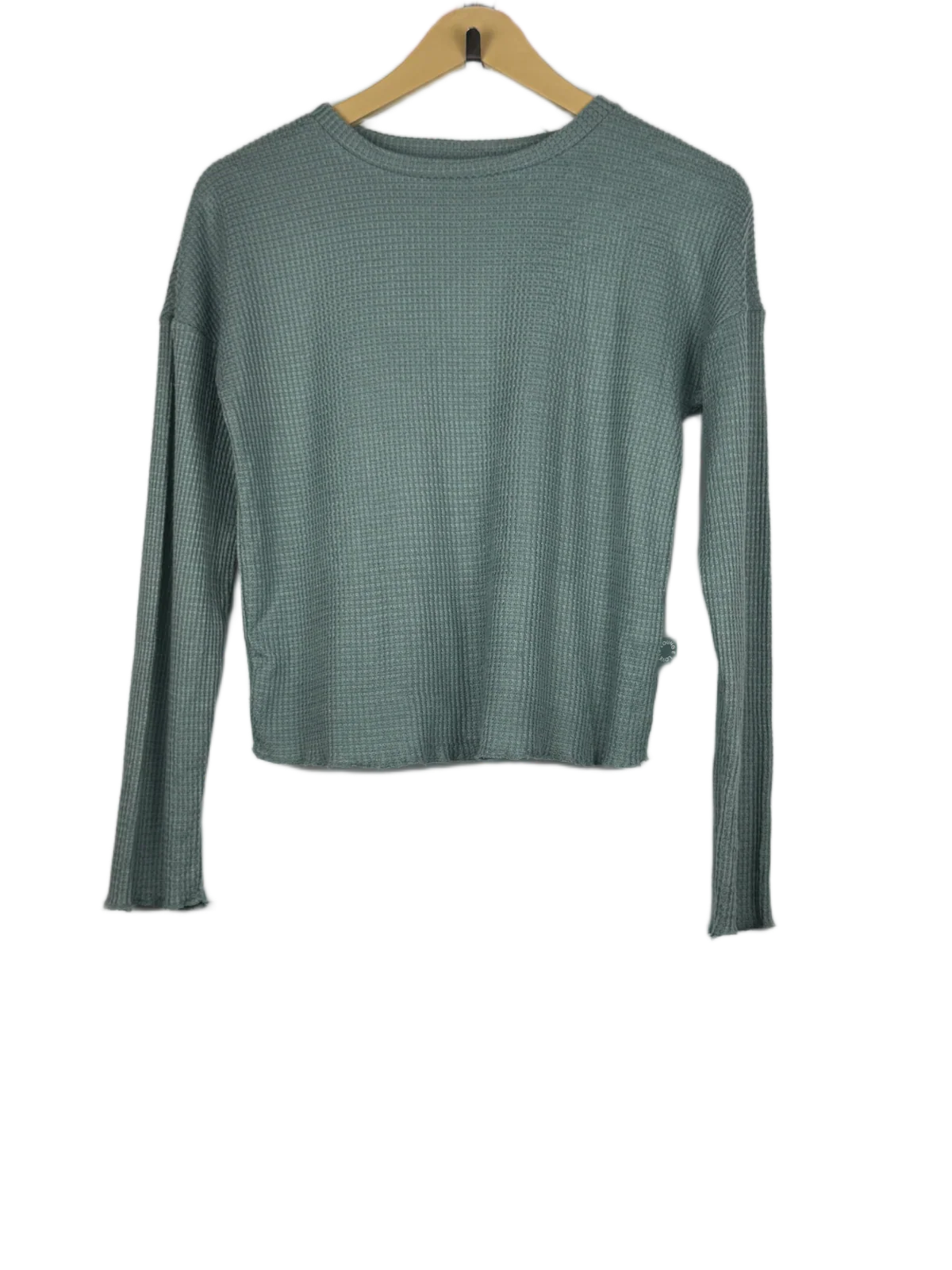 Winter Crop Tops | Primark | Preloved Branded | Ice Blue Polyester | Premium | OTS Thrift Store Islamabad Pakistan