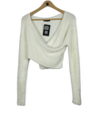 Premium Condition Winter Crop Tops | Preloved Shein | White Nylon | Thrift Shop for Women Lahore Pakistan | OTS