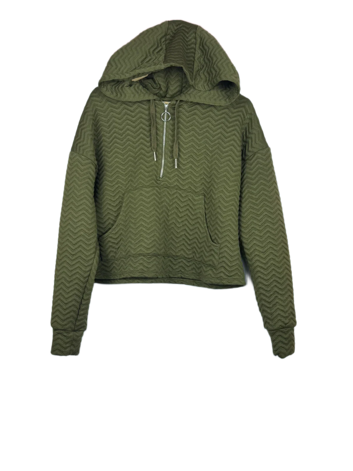 Shop Premium Plus Winter Crop Tops by Primark | Preloved Branded Clothes | Olive Cotton | Women | OTS Thrift Store Lahore Pakistan