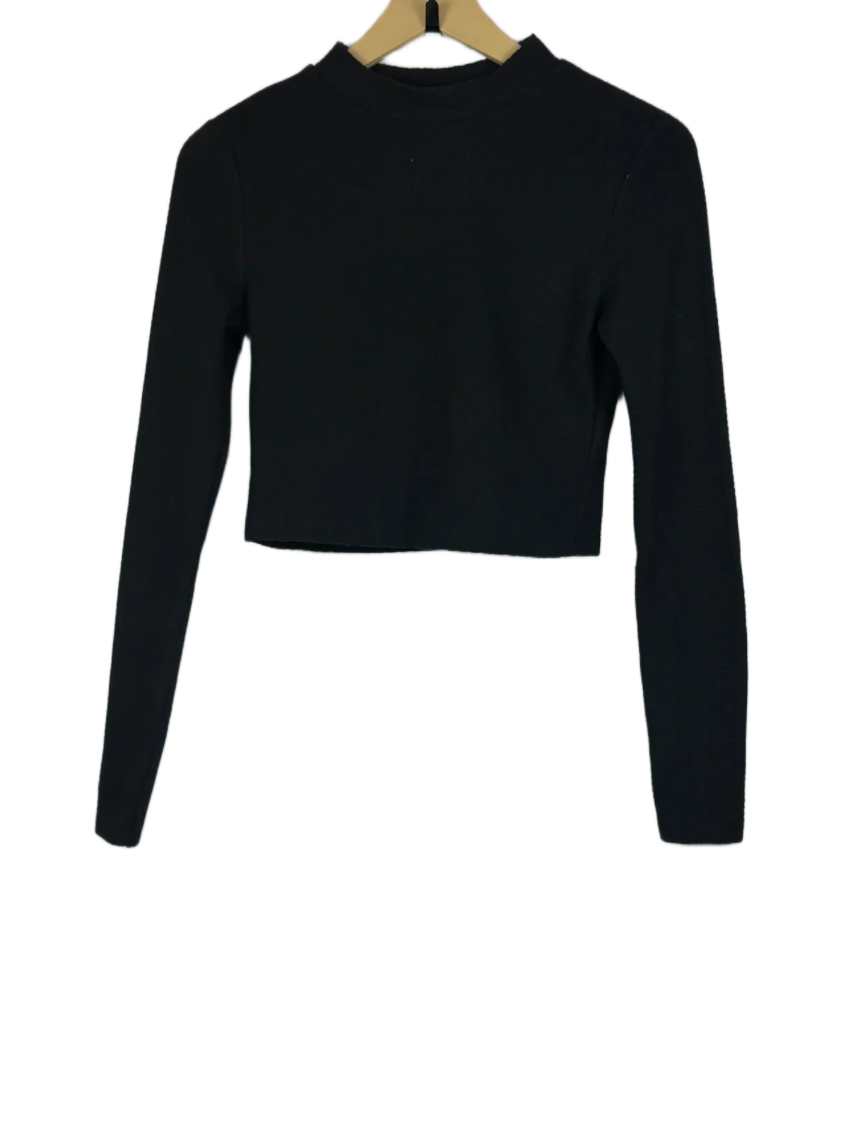 Winter Crop Tops | H&M | Preloved Branded | Black Cotton | Premium | OTS Thrift Store Lahore Pakistan