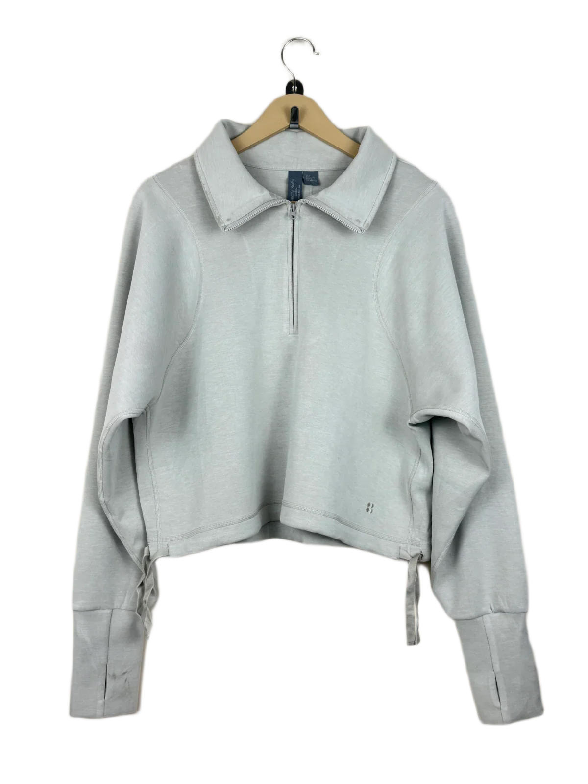Secondhand Branded Winter Crop Tops by Sweet Betty London, Beige Polyester fabric, Excellent condition, for Women - Online Thrift Shop Islamabad Pakistan