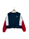 Shop Premium Winter Crop Tops by Friends | Preloved Branded Clothes | Navy Blue Polyester | Women | OTS Thrift Store Karachi Pakistan