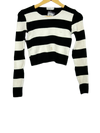 Secondhand Branded Winter Crop Tops by Lady Ice, Black & White Polyester fabric, Excellent condition, for Women - Online Thrift Shop Karachi Pakistan