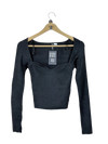 Winter Crop Tops | H&M | Preloved Branded | Black Acrylic | Premium | OTS Thrift Store Karachi Pakistan