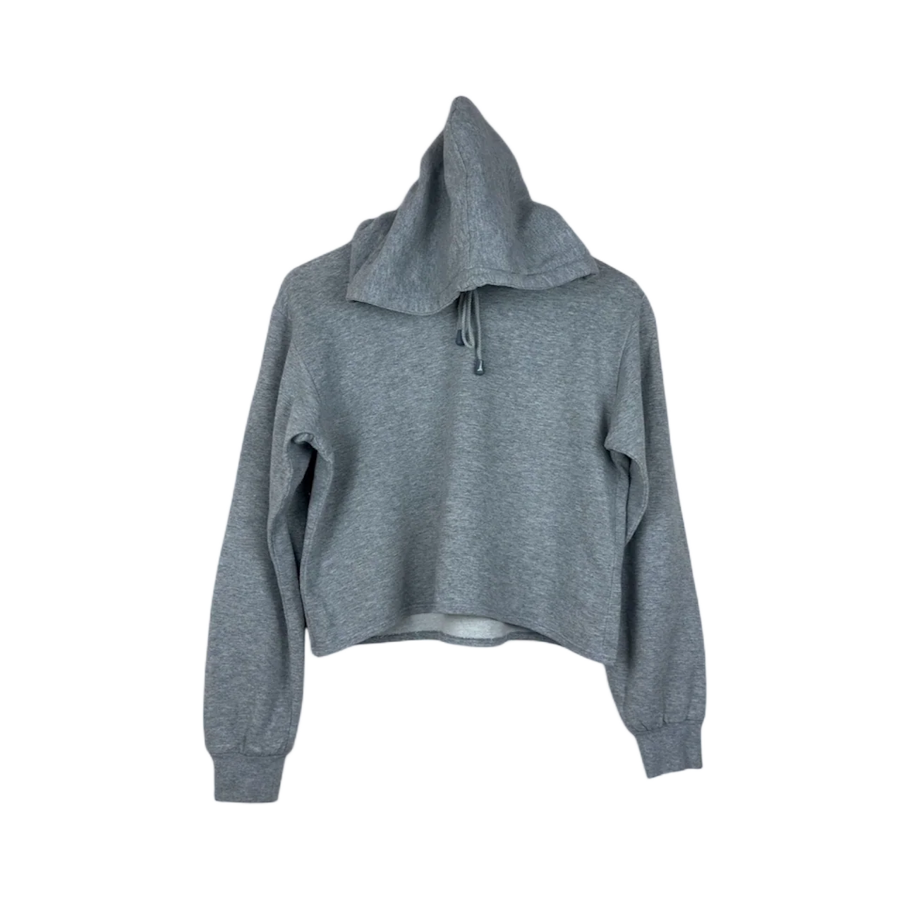 Secondhand Branded Winter Crop Tops by Unknown, Grey Cotton fabric, Premium condition, for Women - Online Thrift Shop Lahore Pakistan