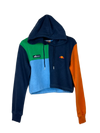 UK Imported secondhand Winter Crop Tops - Ellesse brand, Multi Cotton, Premium condition, for Women - Online Thrift Store Lahore Pakistan