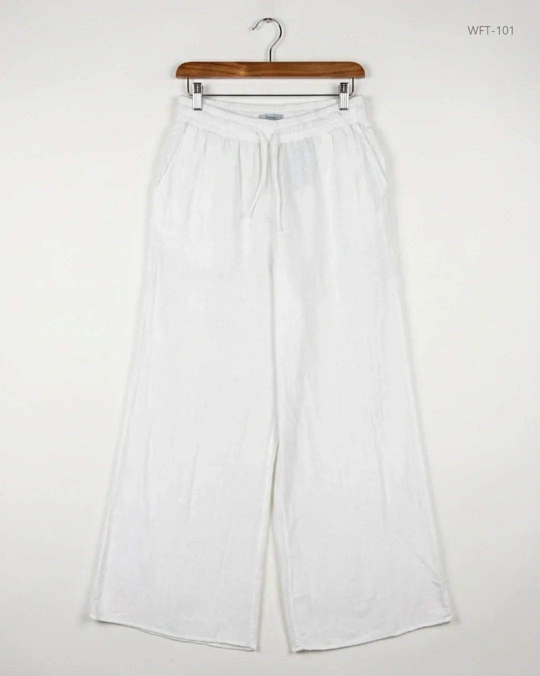 Preloved Premium Plus Women Flapper Trouser by Primark, White Cotton for - OTS Thrift Shop Islamabad Pakistan