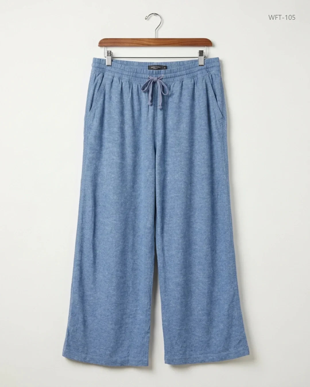 Premium Condition Women Flapper Trouser | Preloved Marks & Spencer | Blue Viscose | Thrift Shop for Islamabad Pakistan | OTS
