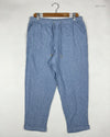 UK Imported secondhand Women Flapper Trouser - ELLEN TRACY brand, Blue Cotton, Premium condition, for - Online Thrift Store Lahore Pakistan