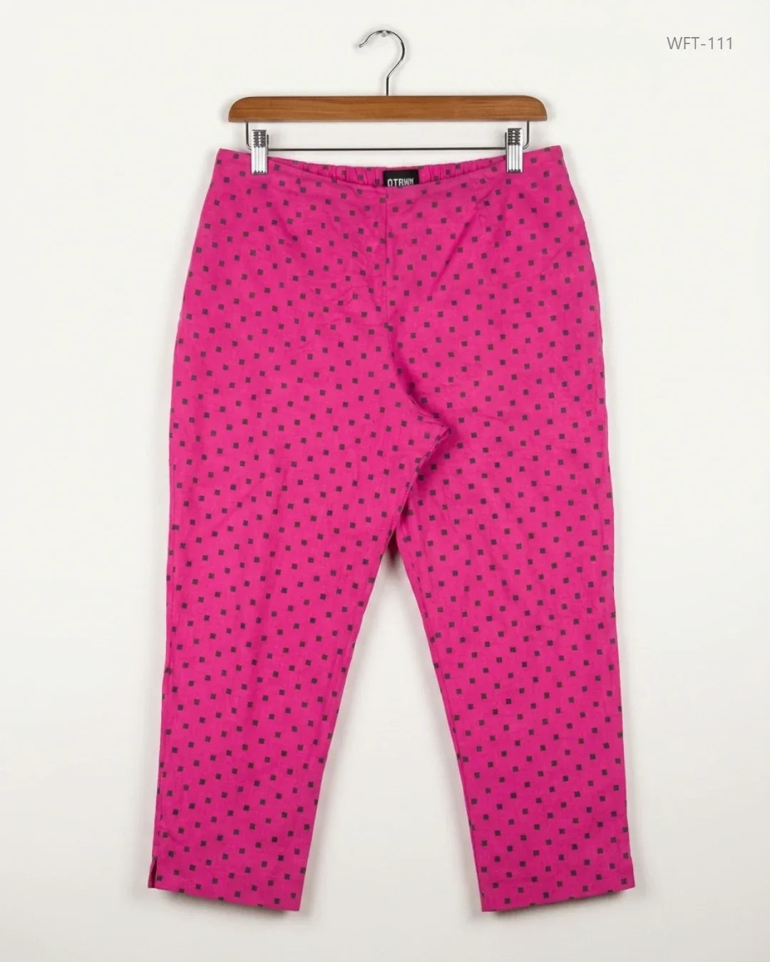 Premium Condition Women Flapper Trouser | Preloved BLACK APPLE | Pink Cotton | Thrift Shop for Peshawar Pakistan | OTS
