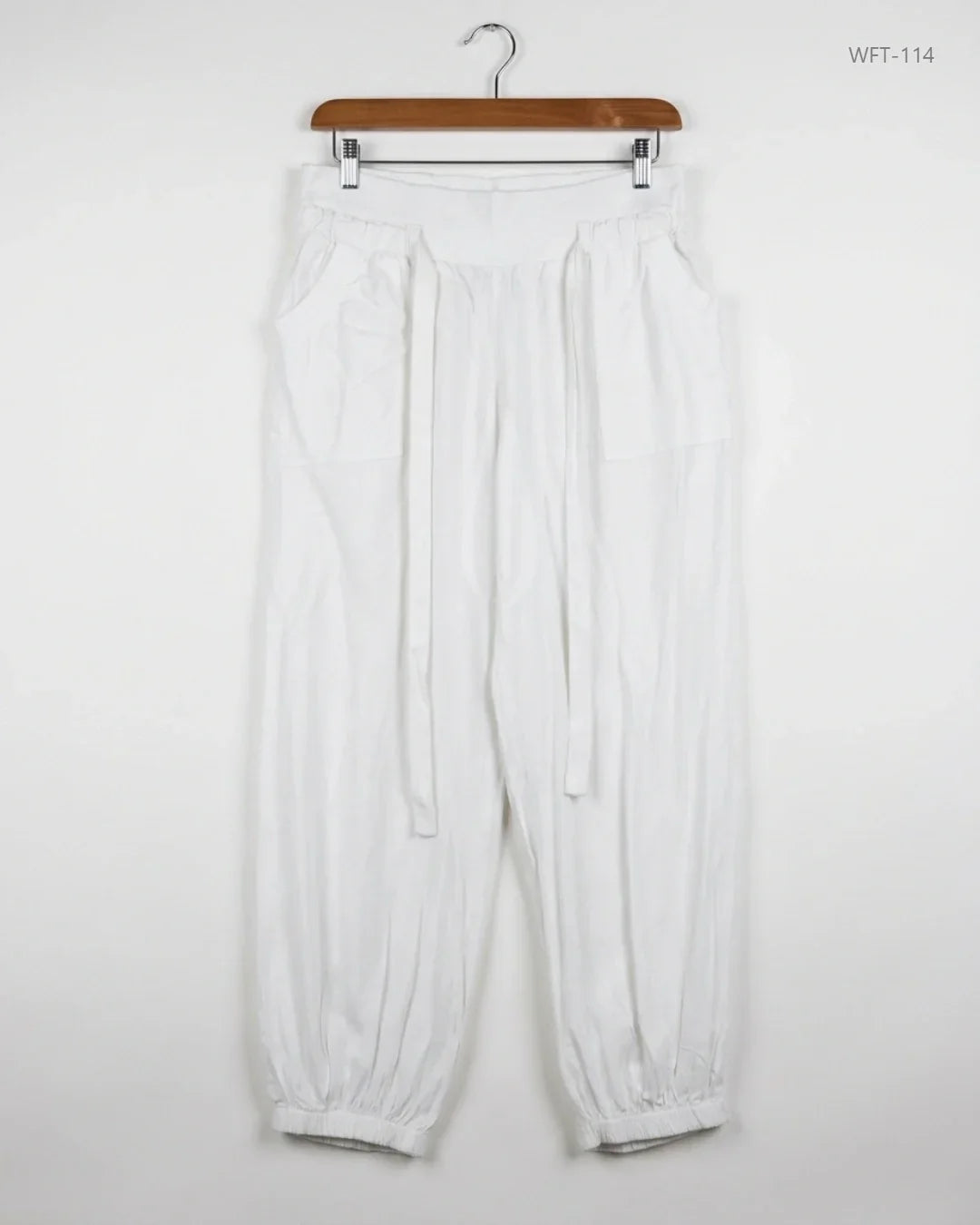 UK Imported secondhand Women Flapper Trouser - SIMPLY BE brand, White Cotton, Premium condition, for - Online Thrift Store Islamabad Pakistan