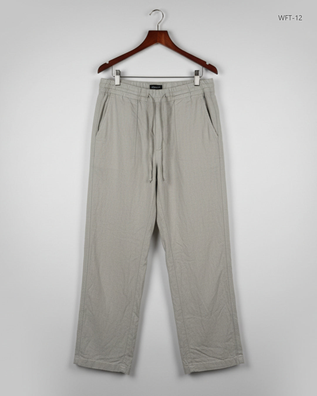 Women Flapper Trouser | IGNIA | Preloved Branded | Beige Cotton | Premium | OTS Thrift Store Lahore Pakistan