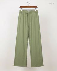 Shop Premium Women Flapper Trouser by CUT LABEL | Preloved Branded Clothes | Green Cotton | | OTS Thrift Store Karachi Pakistan