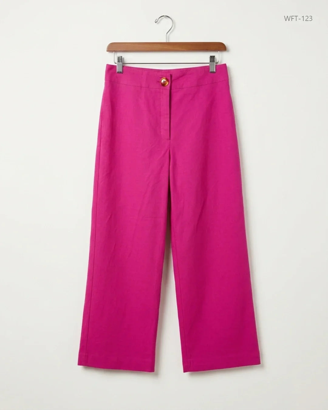 Women Flapper Trouser | Renee tyler | Preloved Branded | Pink viscose | Premium | OTS Thrift Store Islamabad Pakistan