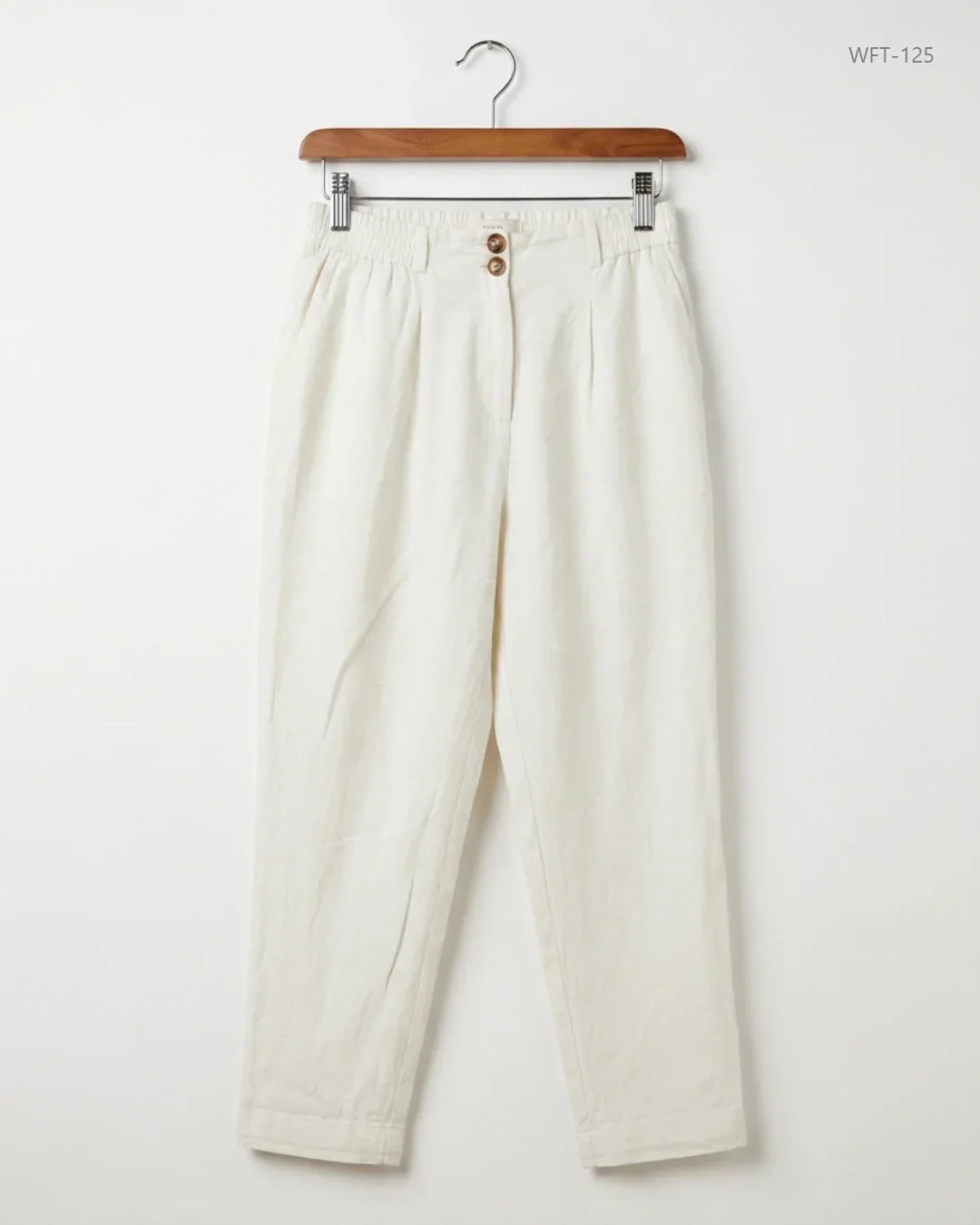 Premium Condition Women Flapper Trouser | Preloved Peacocks | OffWhite Cotton | Thrift Shop for Karachi Pakistan | OTS