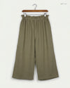 Women Flapper Trouser | Peacocks | Preloved Branded | Olive Cotton | Premium | OTS Thrift Store Karachi Pakistan