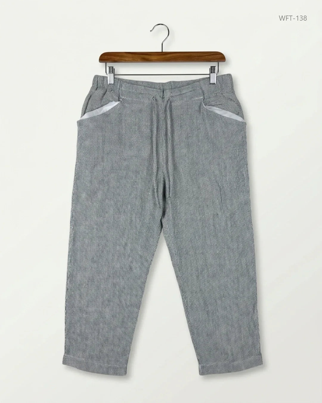 Premium Condition Women Flapper Trouser | Preloved TU | Gray Viscose | Thrift Shop for Lahore Pakistan | OTS