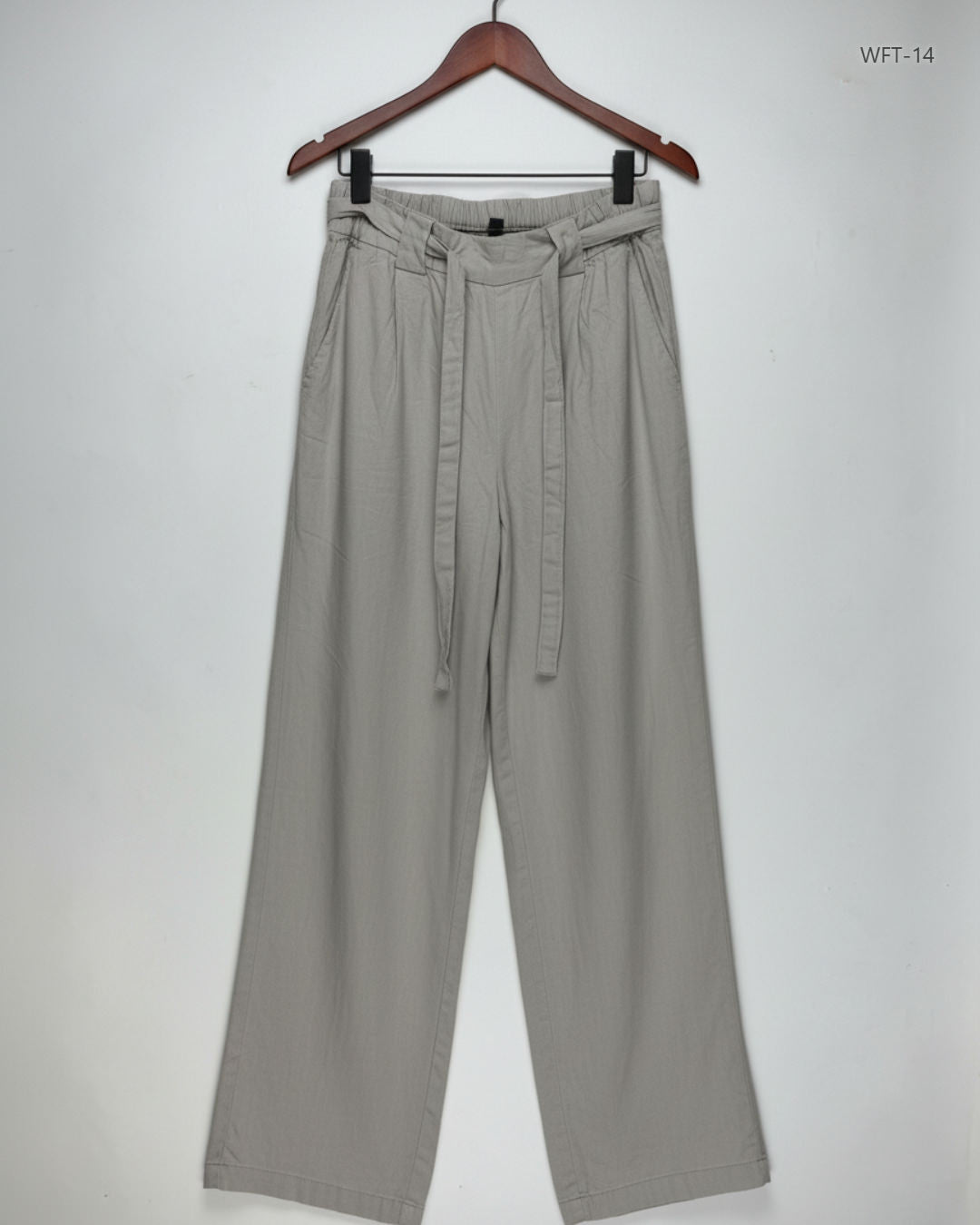 UK Imported secondhand Women Flapper Trouser - H&M brand, Beige Cotton, Premium condition, for Womens - Online Thrift Store Peshawar Pakistan