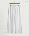 Preloved Premium Women Flapper Trouser by RELAXED, White viscose for - OTS Thrift Shop Karachi Pakistan