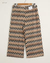 Women Flapper Trouser | Papaya | Preloved Branded | Brown Polyester | Premium Plus | OTS Thrift Store Karachi Pakistan