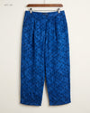 Women Flapper Trouser | Marks & Spencer | Preloved Branded | Blue Cotton | Premium | OTS Thrift Store Lahore Pakistan
