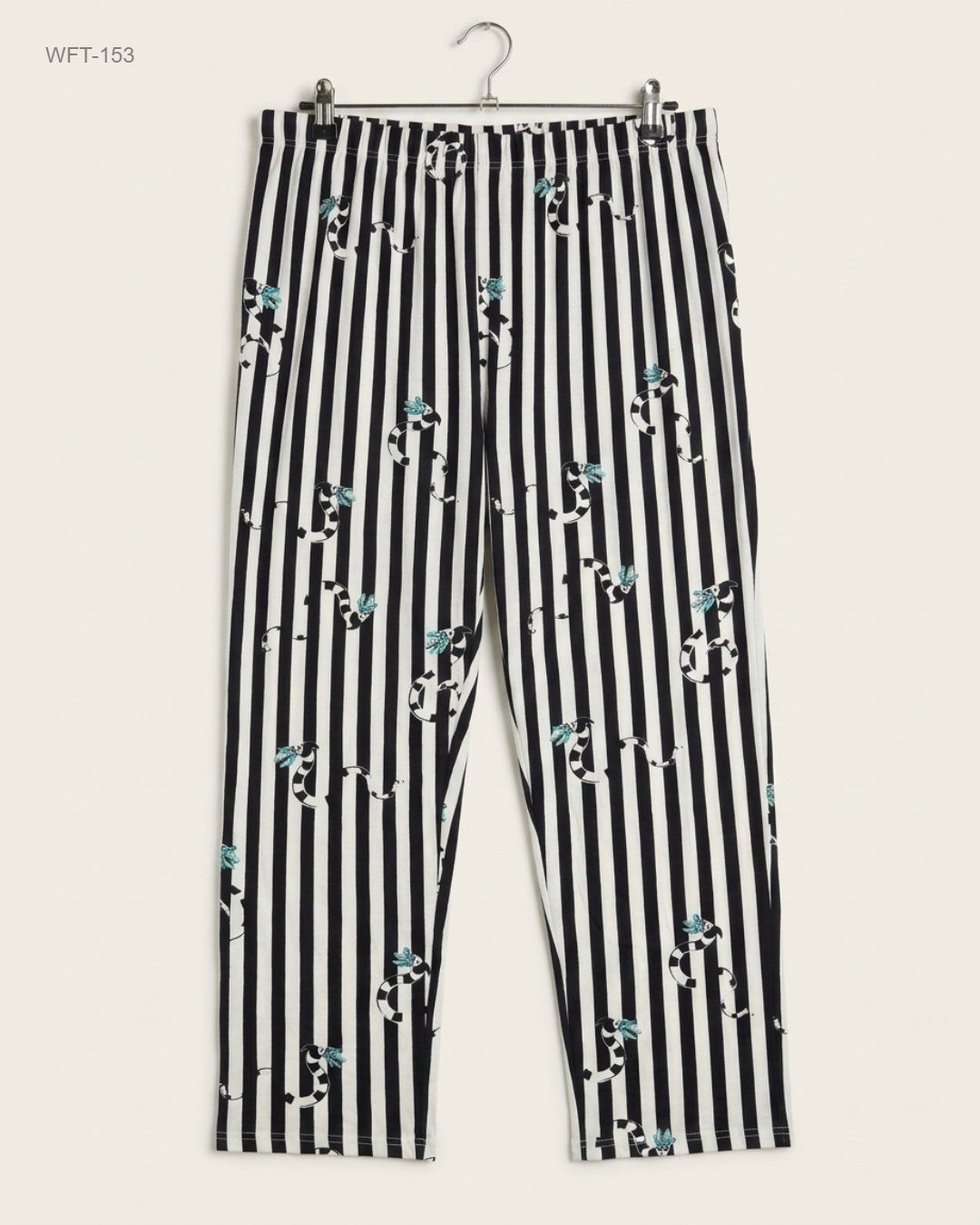 Shop Premium Women Flapper Trouser by George | Preloved Branded Clothes | Black & White Polyester | | OTS Thrift Store Peshawar Pakistan