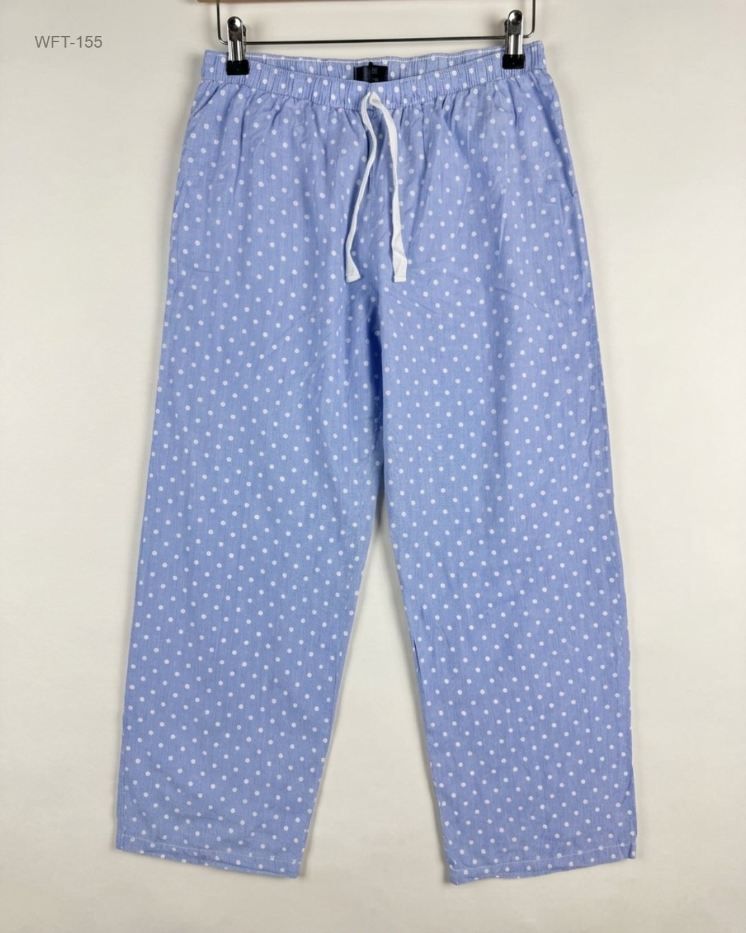 Premium Condition Women Flapper Trouser | Preloved F&F | Blue Cotton | Thrift Shop for Lahore Pakistan | OTS