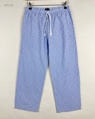 Premium Condition Women Flapper Trouser | Preloved F&F | Blue Cotton | Thrift Shop for Lahore Pakistan | OTS