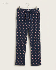 Shop Premium Women Flapper Trouser by ML | Preloved Branded Clothes | Blue Viscose | | OTS Thrift Store Karachi Pakistan